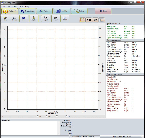 PROFITEST PV1500光伏組件IV測試儀軟件分析